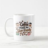 Mug Un café drôle me rend convivial (Gauche)