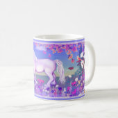 Mug Un café paradisiaque pourpre (Devant droit)
