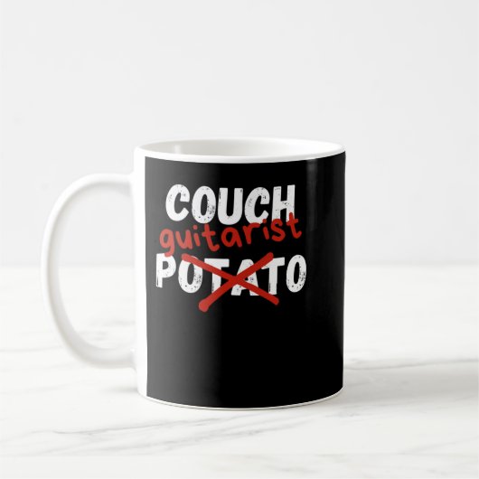 Mug Un Canapé Guitariste, Pas Une Pomme De Terre (Gauche)