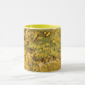 Mug Un champ de fleurs jaunes par Vincent van Gogh (Centre)