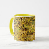 Mug Un champ de fleurs jaunes par Vincent van Gogh (Devant gauche)