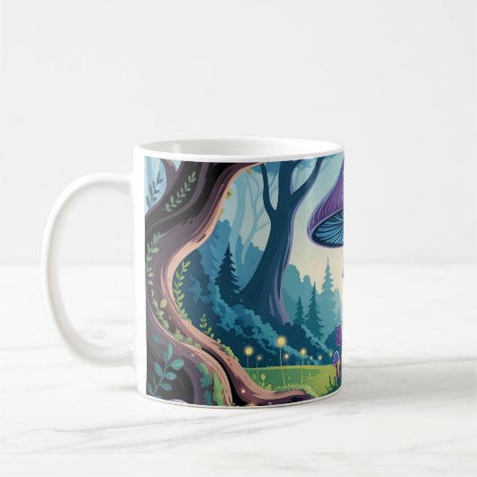 Mug Un champignon violet (Gauche)