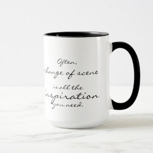 Mug Un changement de scène est toute l'inspiration que