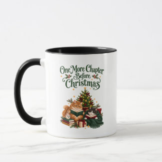 Mug Un chapitre de plus avant les chats de Noël