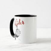Mug Un chapitre de plus écriture rouge pour les amoure (Devant gauche)