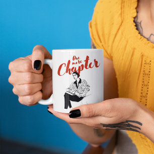 Mug Un chapitre de plus écriture rouge pour les amoure
