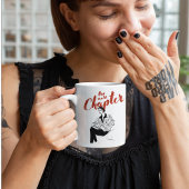 Mug Un chapitre de plus écriture rouge pour les amoure