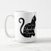 Mug Un Chat À Moins De Crazy | Cat (Gauche)