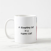 Mug Un chat de sommeil est un chat heureux ! (Gauche)