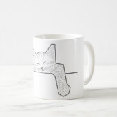 Mug Un chat endormi (Devant droit)