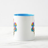 Mug Un chat livreur de fleurs (Centre)