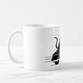 Mug Un Chat Noir À La Moto (Gauche)