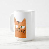 Mug Un chat orange avec une attitude (Devant gauche)