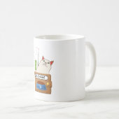 Mug Un chat pêche de l'argent du portefeuille (Devant droit)