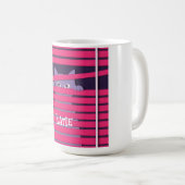 Mug Un chat stylisé minimaliste (Devant droit)