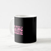 Mug Un Chaton a Besoin d'une Cigarette Blague de Chat (Devant gauche)