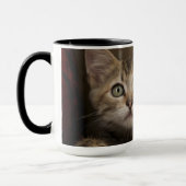 Mug Un chaton tigré très doux (Gauche)