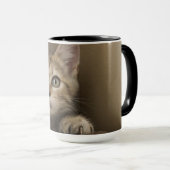 Mug Un chaton tigré très doux (Devant droit)