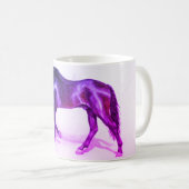 Mug Un CHEVAL andalou, marche, étalon peint à la main (Devant droit)