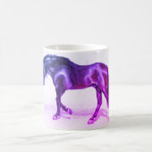 Mug Un CHEVAL andalou, marche, étalon peint à la main (Centre)