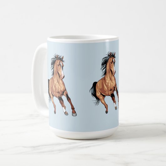Mug un cheval courant de forêt (Devant gauche)