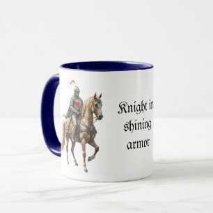 Mug Un chevalier romantique amusant dans un Humour d'a