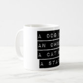 Mug Un Chien A Un Propriétaire (Devant gauche)
