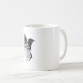 Mug Un chien mignon Bordure Collie (Devant droit)