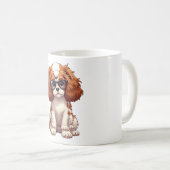 Mug Un chien mignon, le roi Charles Spaniel (Devant droit)
