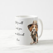 Mug un chien vous apprendra l'amour inconditionnel (Devant droit)