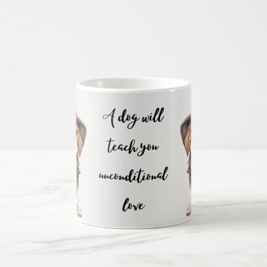 Mug un chien vous apprendra l'amour inconditionnel (Centre)