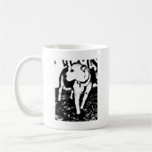 Mug Un chiot mélangé monochromatique de Pitbull de (Gauche)
