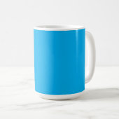 Mug Un ciel bleu vif avec quelques clous blancs épars (Devant droit)