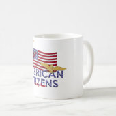 Mug Un citoyen américain rayé (Devant droit)