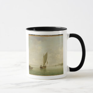 Mug Un claquer sous la voile dans une brise légère e