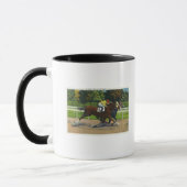 Mug Un clin d'oeil à la piste de course, Chevaux (Gauche)