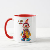 Mug Un clown coloré se croit drôle. (Gauche)