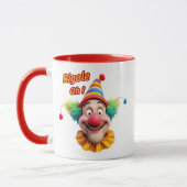 Mug Un clown et jeu de mots. (Gauche)