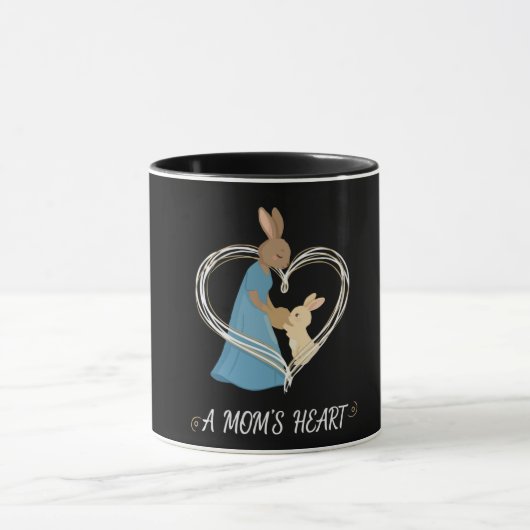 Mug Un cœur de maman | Mère adorable et illustrations (Centre)