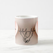 Mug Un coeur délicat et minimaliste (Centre)