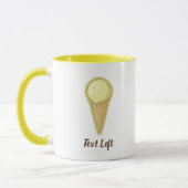 Mug Un cône de crème glacée à bille (Gauche)