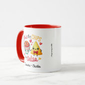 Mug Un couple amusant Customisé "Chips to My Salsa" (Devant gauche)
