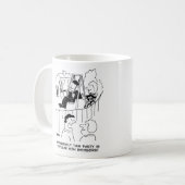 Mug Un couple arrive à une fête des Swingers (Devant gauche)