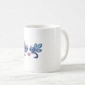 Mug Un couple de libellules amoureux de l'animal Saint (Devant droit)