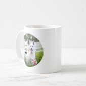 Mug Un couple romantique de chiens qui se marient (Devant gauche)