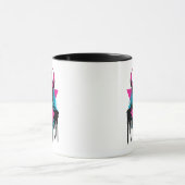 Mug Un crâne médiéval vibrant de Zombie (Centre)