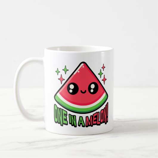Mug Un Dans Un Melon ! Pun de pastèque mignon (Gauche)