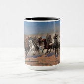 Mug Un Dash pour le Bois par Frederic Remington (Centre)