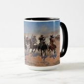 Mug Un Dash pour le Bois par Frederic Remington (Devant droit)