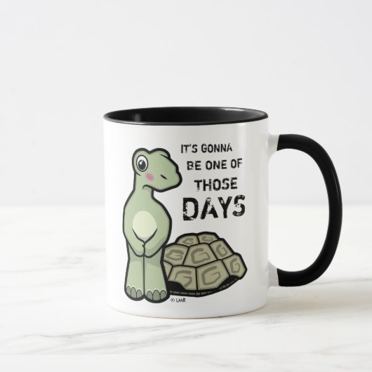 Mug Un de la tortue mignonne de ces jours (Droite)